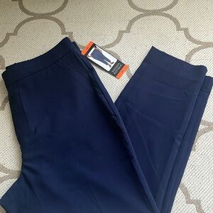 Banana Republic Tapered Pull On Deep Blue Trousers Pants, size 16